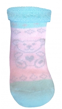 Skarpetki bawełniane wzorowane frotte _____________________ Mod.62 art. B2224 roz.5-12cm